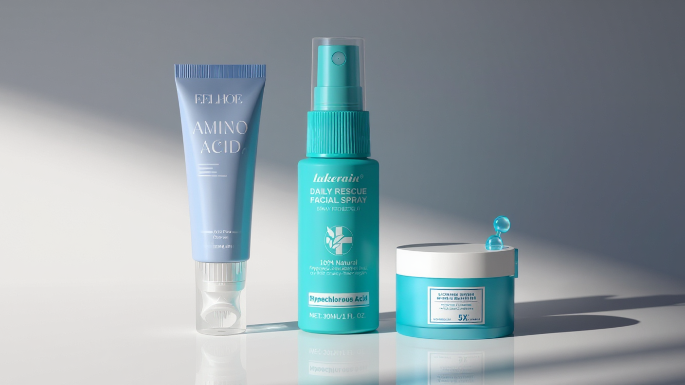 Ocura Revive spray with skincare set for complete aftercare