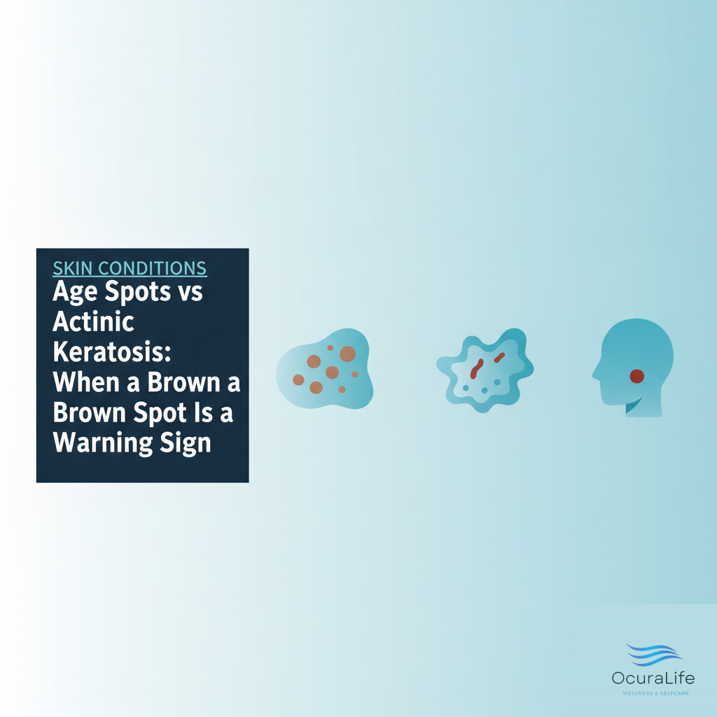 Age Spots vs Actinic Keratosis: When a Brown Spot Is a Warning Sign