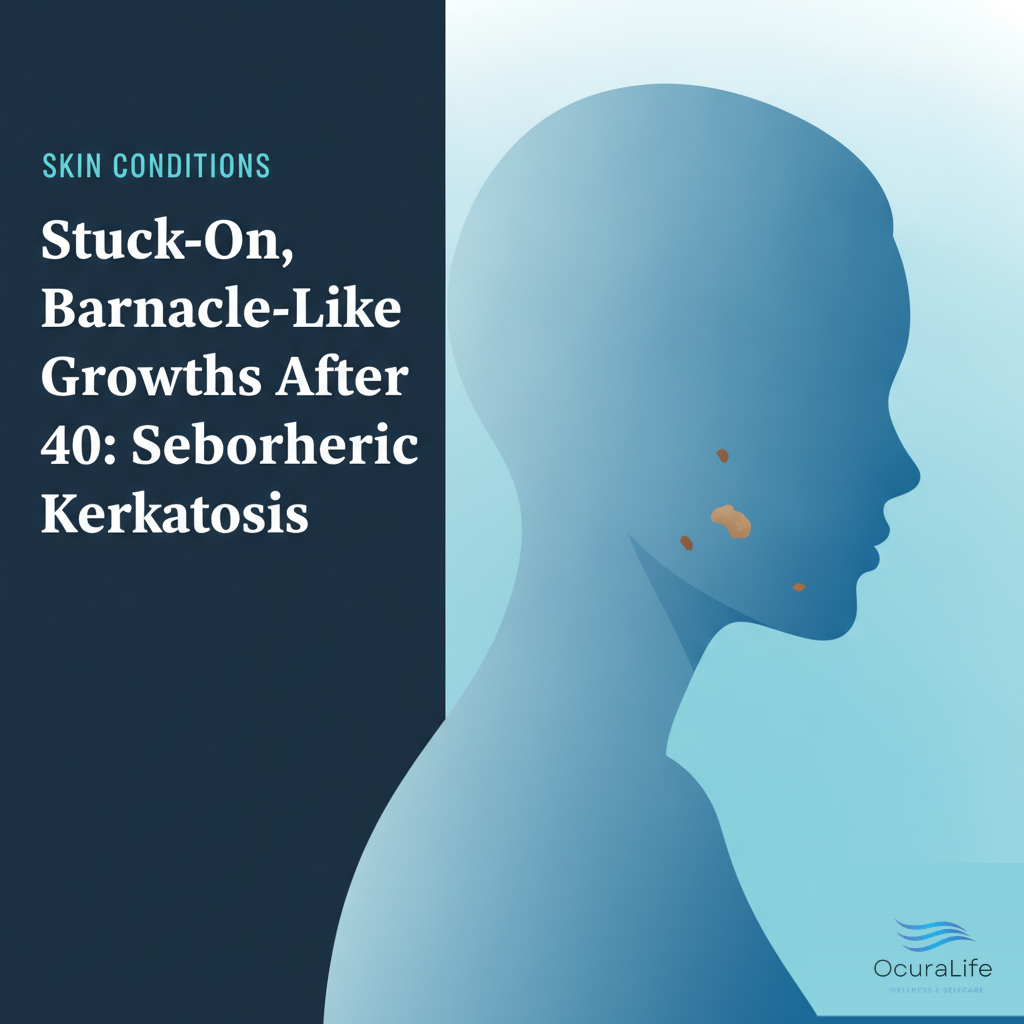 Stuck-On, Waxy, Barnacle-Like Growths After 40: Seborrheic Keratosis