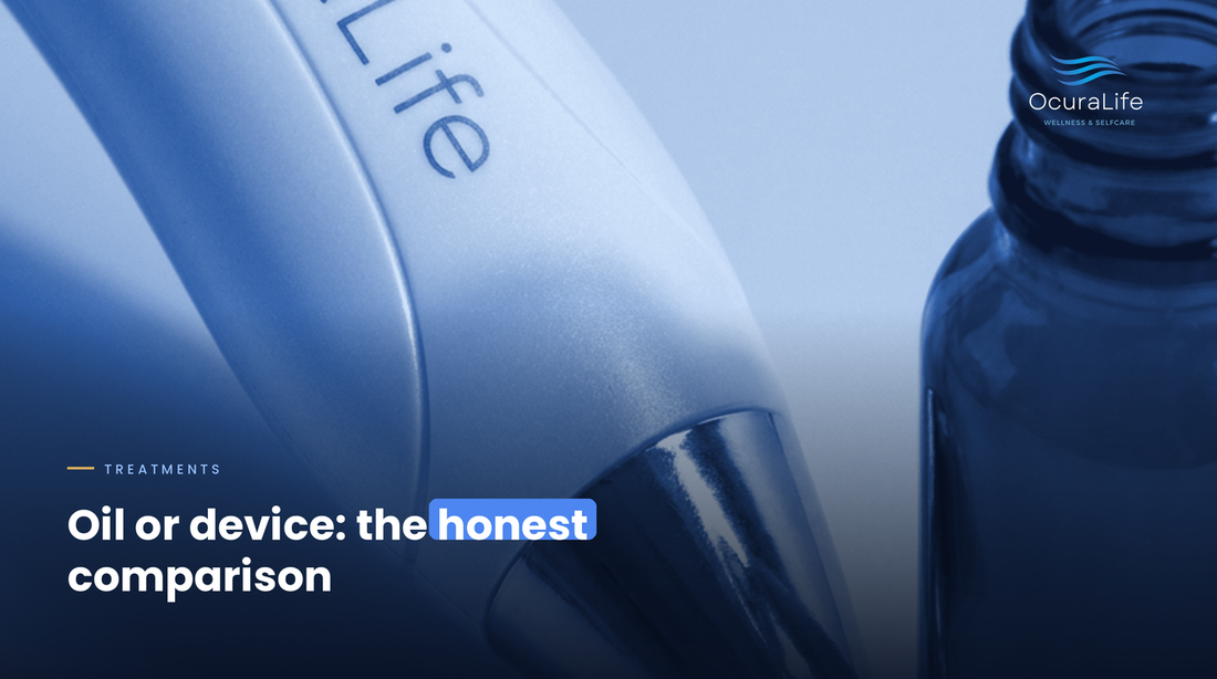 Ocura Plasma Pen vs Amoils H-Skin Tags: Oil vs Device, The Honest 2026 Comparison