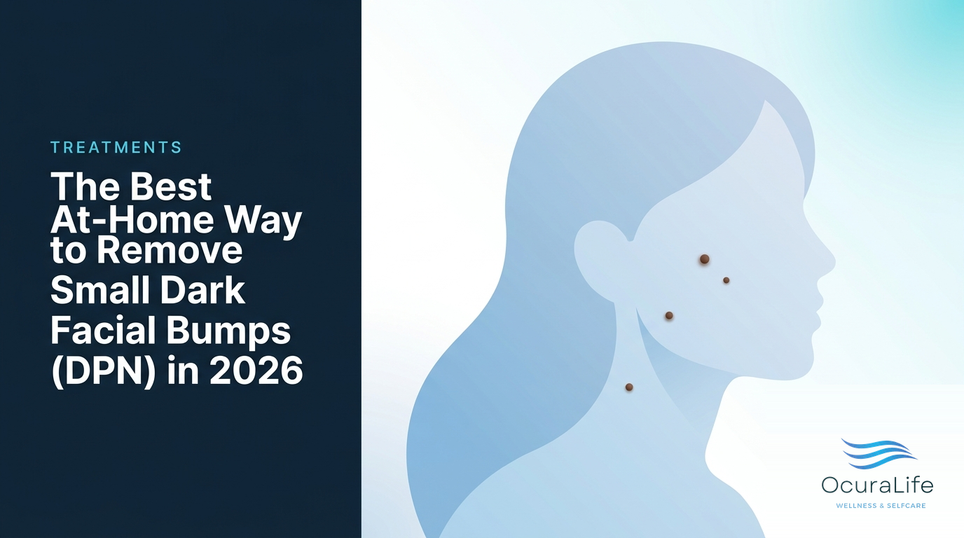 The Best At-Home Way to Remove Small Dark Facial Bumps (DPN) in 2026 - OcuraLife