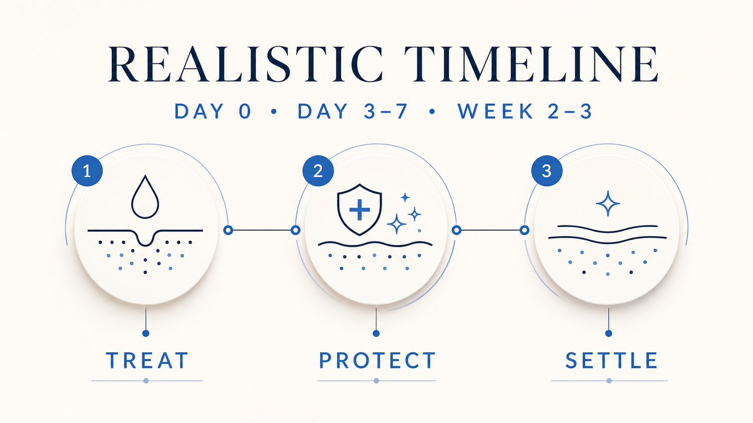 Dermavel Before and After: What to Realistically Expect infographic