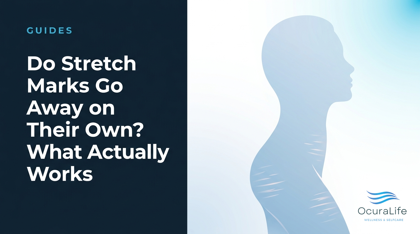 Editorial illustration: Do Stretch Marks Go Away on Their Own? What Actually Works