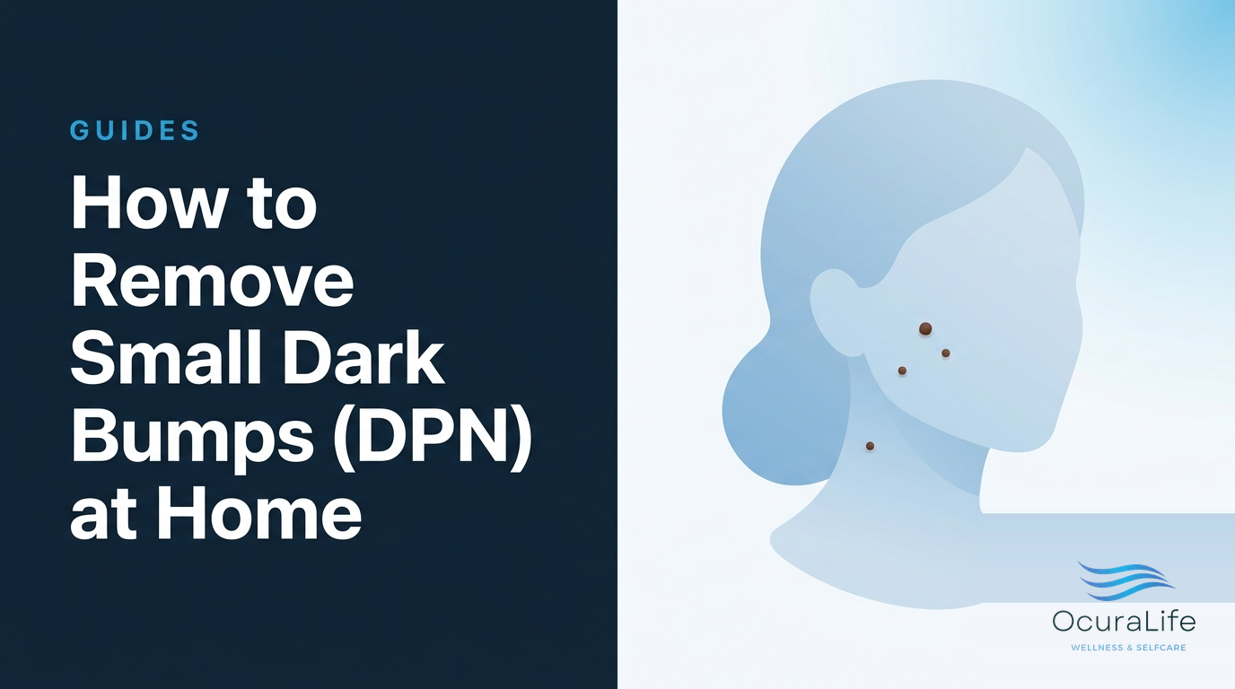 How to Remove Small Dark Bumps (DPN) at Home - OcuraLife
