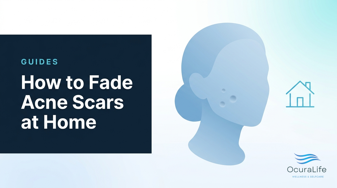 Editorial illustration: How to Fade Acne Scars at Home