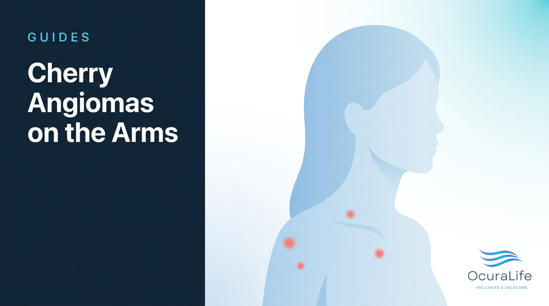 Editorial illustration: Cherry Angiomas on the Arms