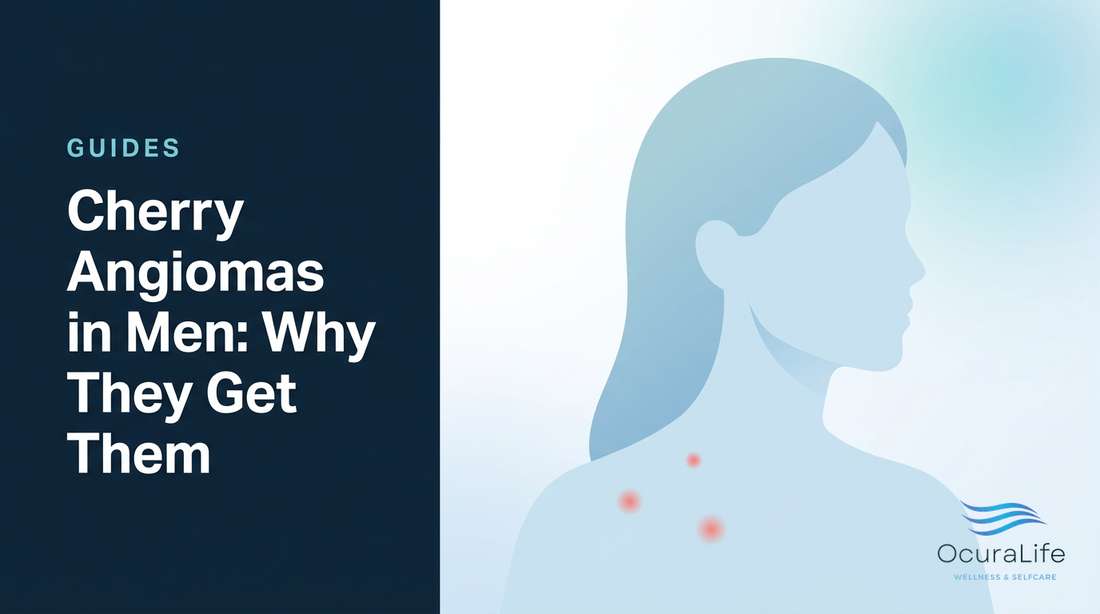 Editorial illustration: Cherry Angiomas in Men: Why They Get Them