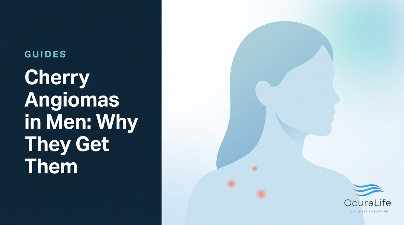 Editorial illustration: Cherry Angiomas in Men: Why They Get Them