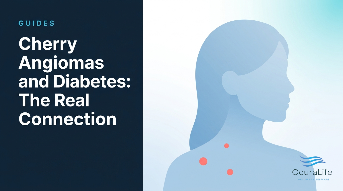 Editorial illustration: Cherry Angiomas and Diabetes: The Real Connection