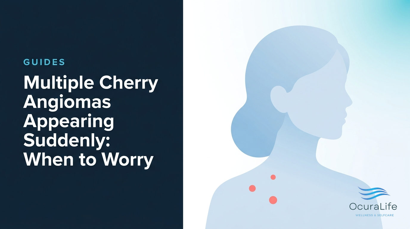 Editorial illustration: Multiple Cherry Angiomas Appearing Suddenly: When to Worry