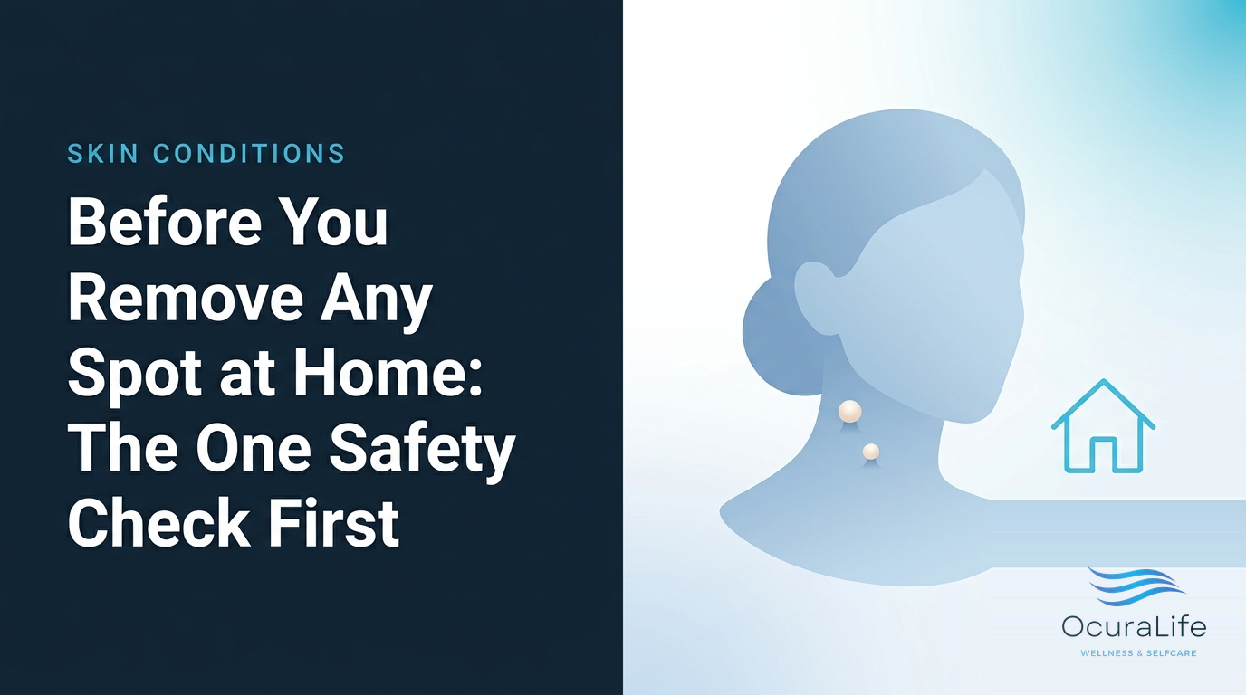Before You Remove Any Spot at Home: The One Safety Check First