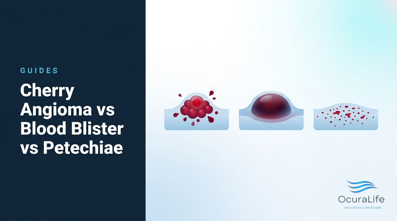 Cherry Angioma vs Blood Blister vs Petechiae