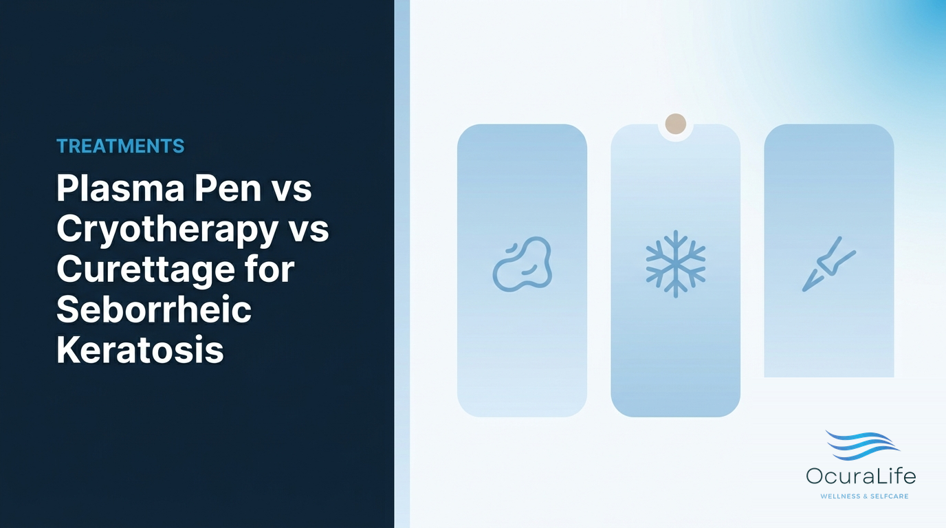 Plasma Pen vs Cryotherapy vs Curettage for Seborrheic Keratosis: The Honest 2026 Test