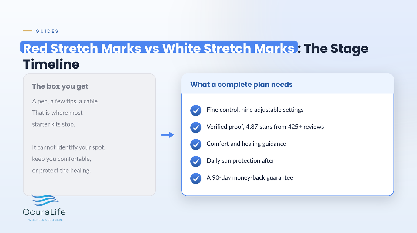 Red Stretch Marks vs White Stretch Marks: The Stage Timeline