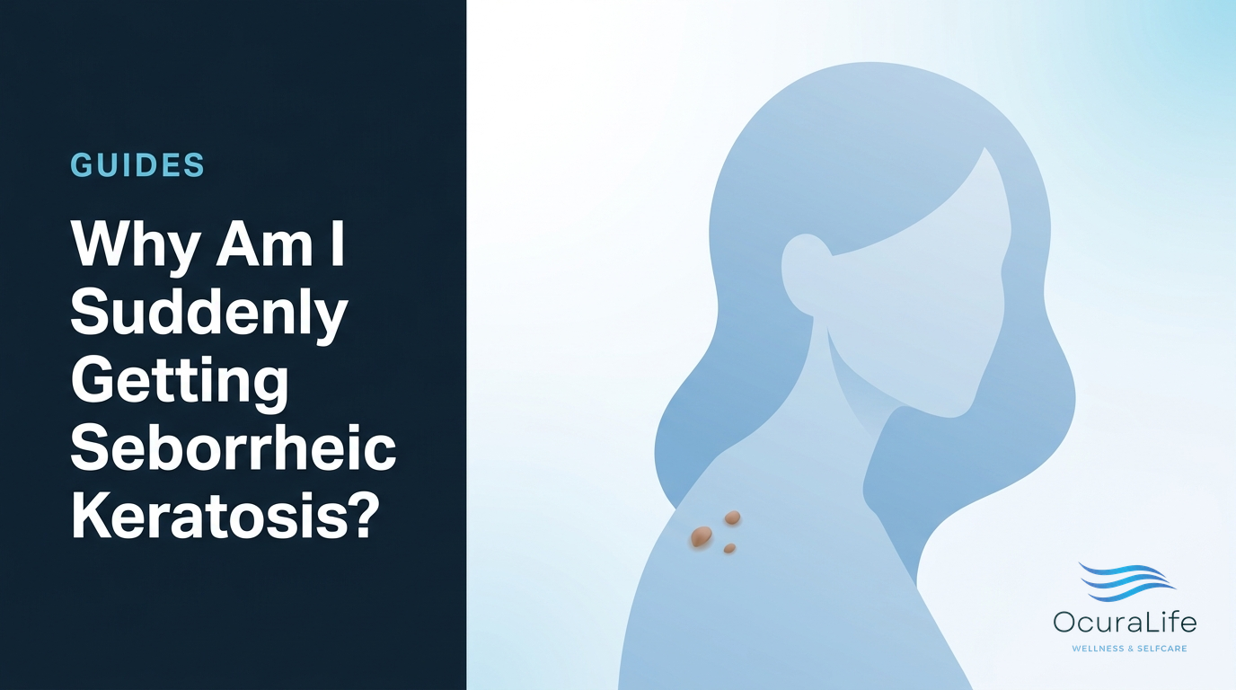 Editorial illustration: Why Am I Suddenly Getting Seborrheic Keratosis?