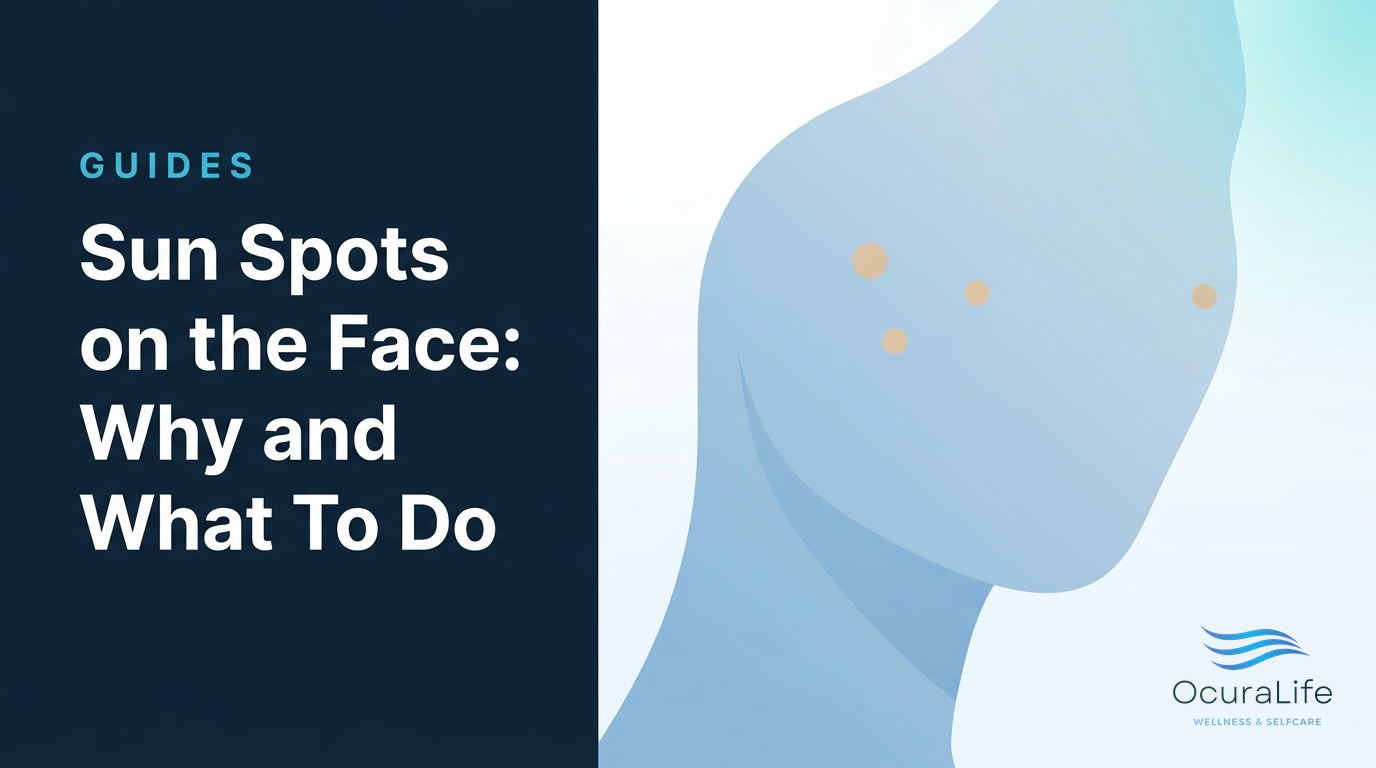 Editorial illustration: Sun Spots on the Face