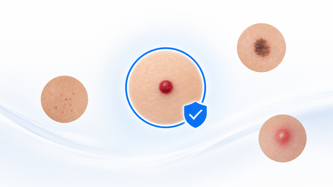 Identify a Cherry Angioma Correctly Before Removing It infographic