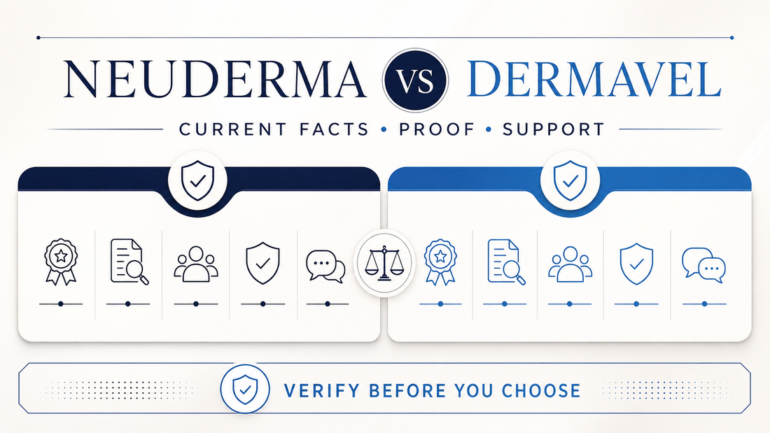 Neuderma vs Dermavel: An Honest Comparison infographic