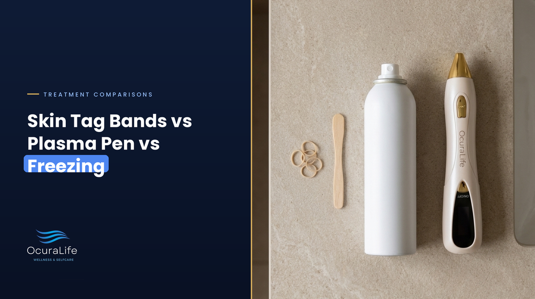 Skin Tag Bands vs Plasma Pen vs Freezing: What Actually Works