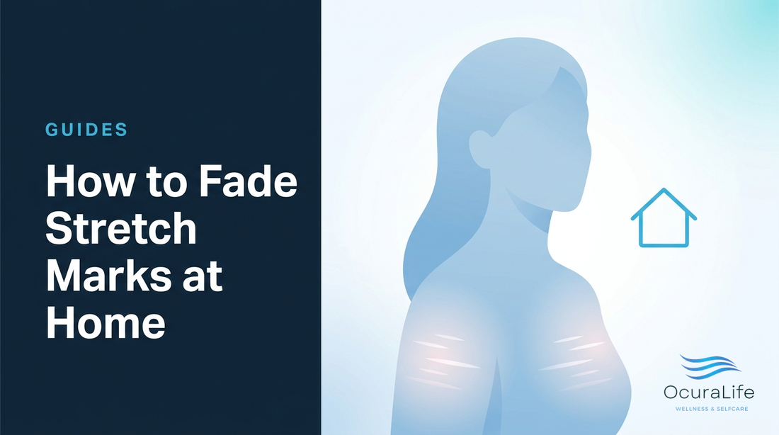Editorial illustration: How to Fade Stretch Marks at Home