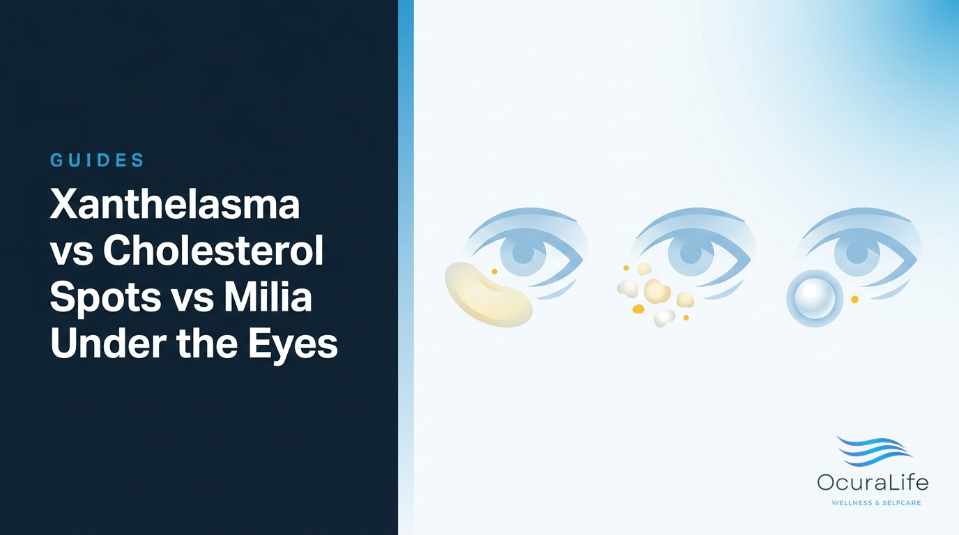 Xanthelasma vs Cholesterol Spots vs Milia Under the Eyes