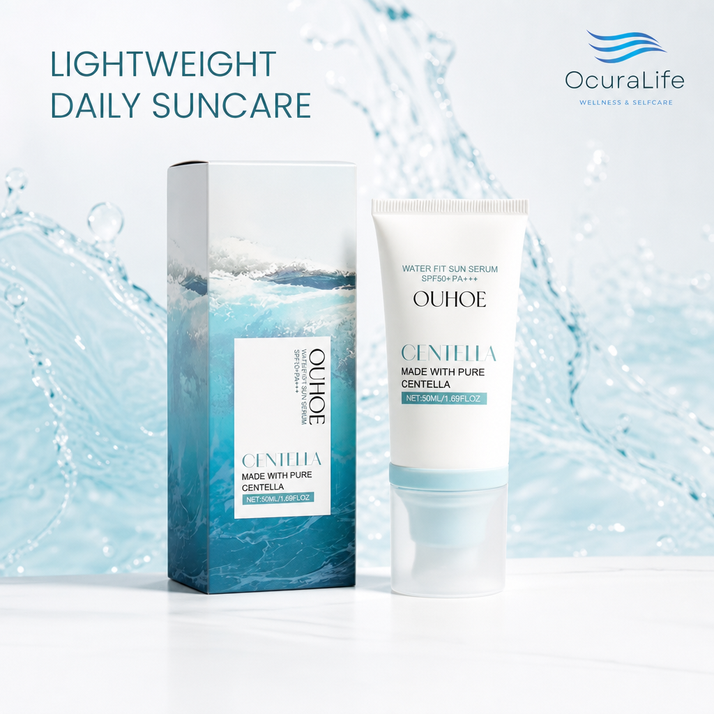 Ocura SPF 50 broad spectrum sunscreen for post-treatment UV protection