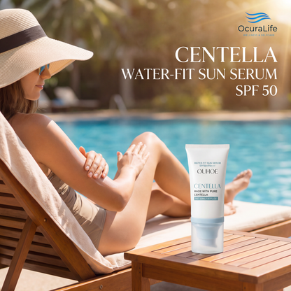 Ocura SPF 50 sunscreen for daily protection of renewed skin after treatment