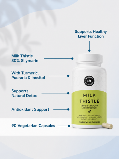 Dietary Fiber Milk Thistle Capsules