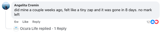 Angelita, verified Facebook review