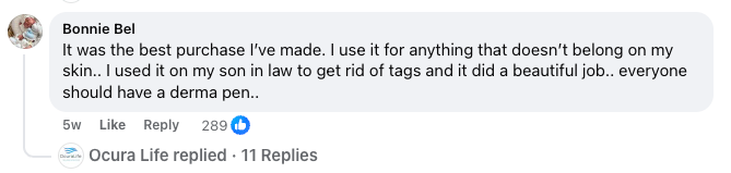 Bonnie, verified Facebook review