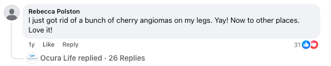 Rebecca, verified Facebook review