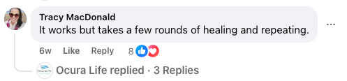 Tracy, verified Facebook review