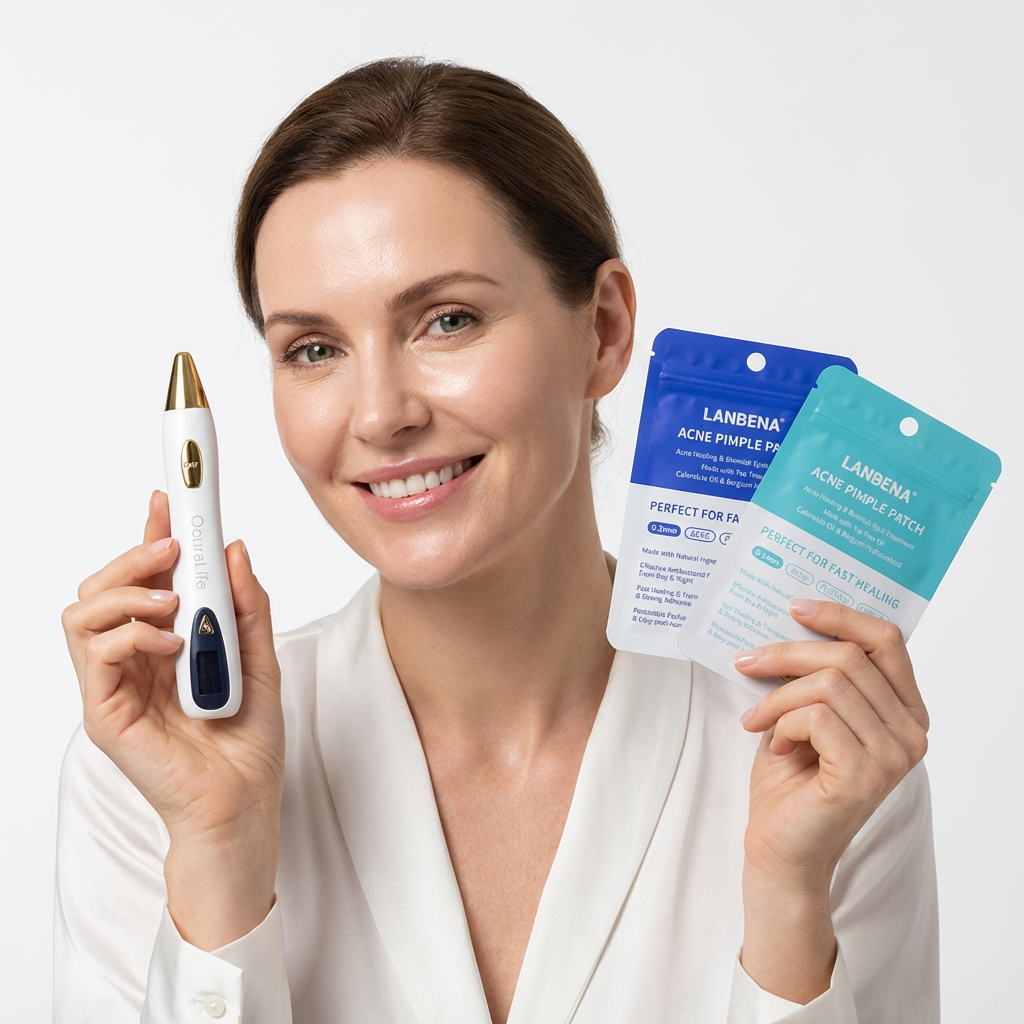 Ocura hydrocolloid healing patches for post-treatment skin protection