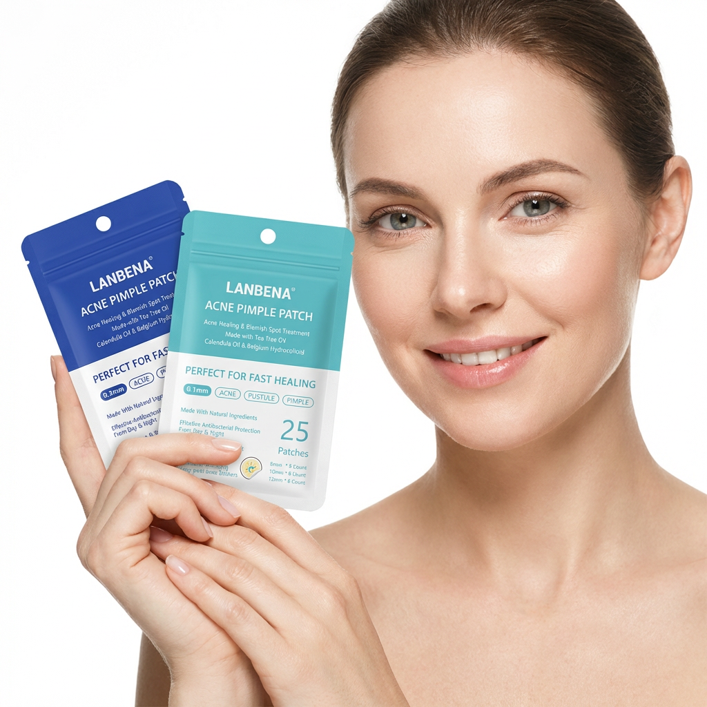 Ocura healing patches applied for gentle at-home aftercare