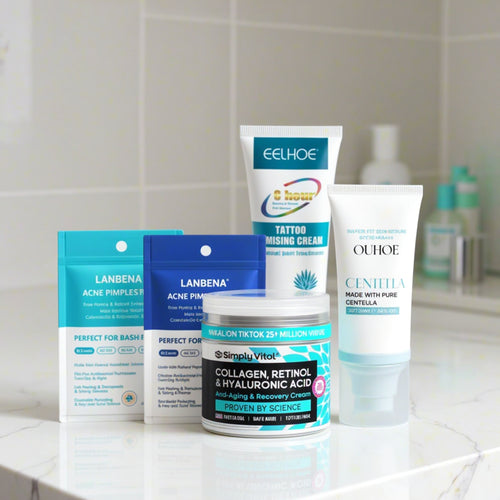 Ocura ultimate care package bundle with plasma pen and skincare aftercare set