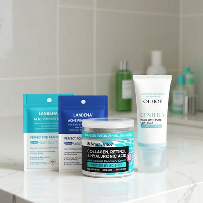 Ocura recovery set with creams and aftercare for post-treatment healing