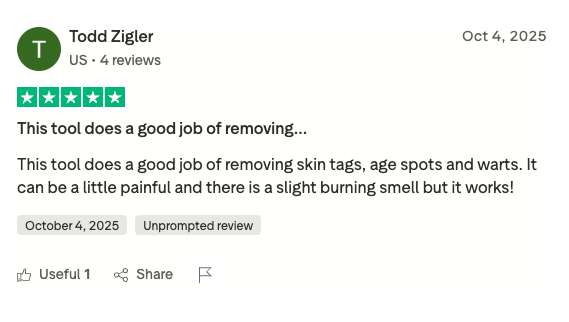 Todd, verified Trustpilot review