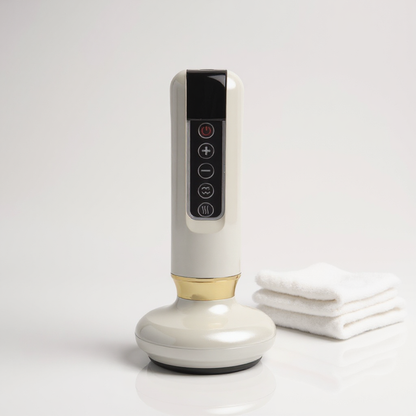Slimmex anti-cellulite device on white background for body contouring