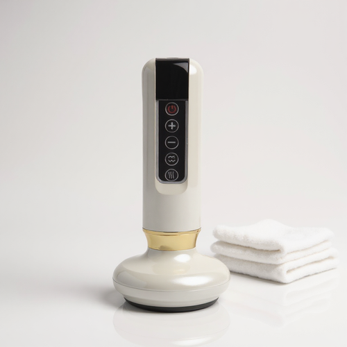 Slimmex anti-cellulite device on white background for body contouring